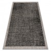 Covor sisal Floorlux 20401 Cadru negru si argintiu , 140x200 cm