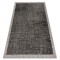 Covor sisal Floorlux 20401 Cadru negru si argintiu , 140x200 cm