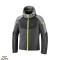 Geaca (jacheta) barbati pentru scuter - motocicleta Touring/Adventure/Urban Ixon All season model Burning MS culoare: gri/negru/galben (geaca laminata