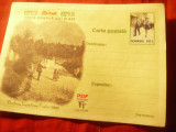 Carte Postala Ilustrata color 1998- Posta Romana ieri si azi- Busteni 1906, Necirculata, Printata