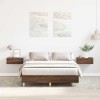 Gossi cadru pat fara saltea stejar maro 120x190 cm lemn prelucrat