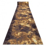 Traversa anti-alunecare DIGITAL - ROMA Abstracția auriu, 100 cm