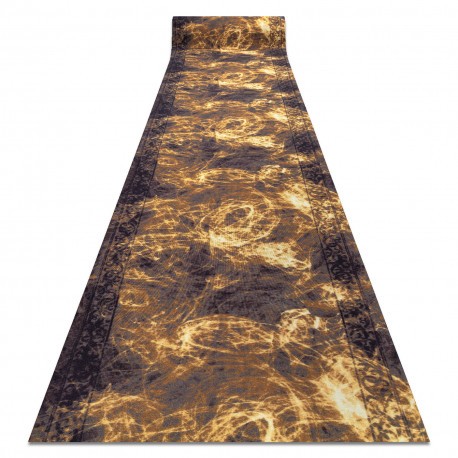 Traversa anti-alunecare DIGITAL - ROMA Abstracția auriu, 80 cm