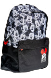 Rucsac gimnaziu 1 compartiment, 1 buzunar 42x30x14 cm Mickey, Litera