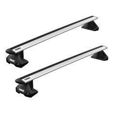 Bare transversale Thule Evo Clamp Silver pentru Audi A4 (B5/8D), 4 usi, model 1994-2000 foto