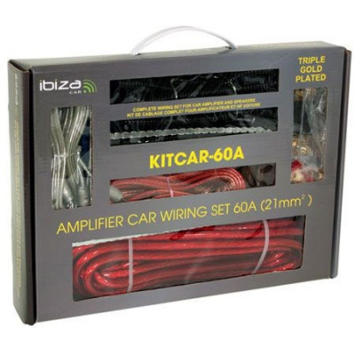 Kit cabluri auto IBIZA SOUND KITCAR60A, 60 A, 21 mm EP foto