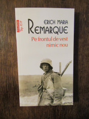 Pe frontul de vest nimic nou - Erich Maria Remarque foto