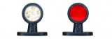 Lampa Gabarit LED Brat Drept 95mm W21.1W 12-24V Alba/Rosie 9 LED-uri Cauciuc IP66/68 Omologare E20