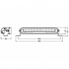 PROIECTOR LED 6000K, 2700 LM - LEDriving LIGHTBAR MX250-CB OSRAM