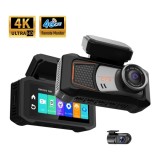 Cumpara ieftin Camera Auto DVR iSEN Z77, 4G LTE, Dual Camera 4K + Full HD, Ecran IPS Touch 3.69 , GPS, WiFi, Streaming Live, ADAS, Monitorizare Parcare