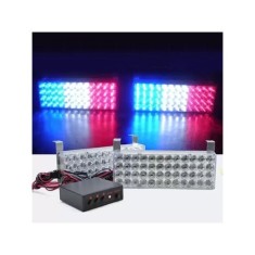 Stroboscoape LED auto 96 LED 12V, 3 culori, set 2 bucati cu comanda