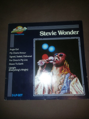 Stevie Wonder &amp;ndash; Stevie Wonder 2LP-Motown Time Wind 1977 Ger vinil vinyl foto