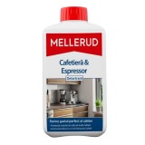 Solutie pentru indepartare calcar cafetiere, Mellerud, 1 L