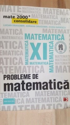 Probleme de matematica clasa a XI-a- Lucian Dragomir, Adriana Dragomir foto