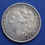 1 MORGAN DOLAR SUA 1891 litera S , 1 MORGAN DOLLAR USA 1891 litera S, monetaria San Francisco - starea din poze