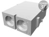 Conector HDC tată 2 pini, 40A