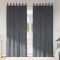 vidaXL Perdele cu perdele 2 pcs Gri deschis 140 x 260 cm Catifea 4107297