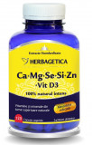 Ca+mg+se+si+zn organice cu d3 120cps herbagetica