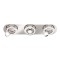 Spot LED de tavan Wofi AIDEN crom 3 surse x 8.5w