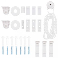 vidaXL 30 de accesorii pentru jaluzele rulante 18 mm