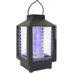 Lampa de gradina, cu incarcare solara, anti-tantari, din ABS, non-toxica, negru