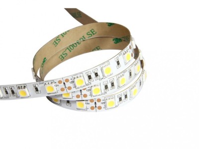 Banda LED SMD5050 IP20 5m lumina calda 3000K 12V 60LED/m 14.4W/m Well foto