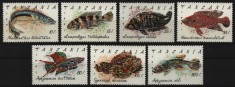 TANZANIA 1991-PESTI-Serie completa de 7 timbre nestampilate MNH