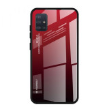 Husa Gradient Samsung Galaxy A70 Dark Red, Rosu