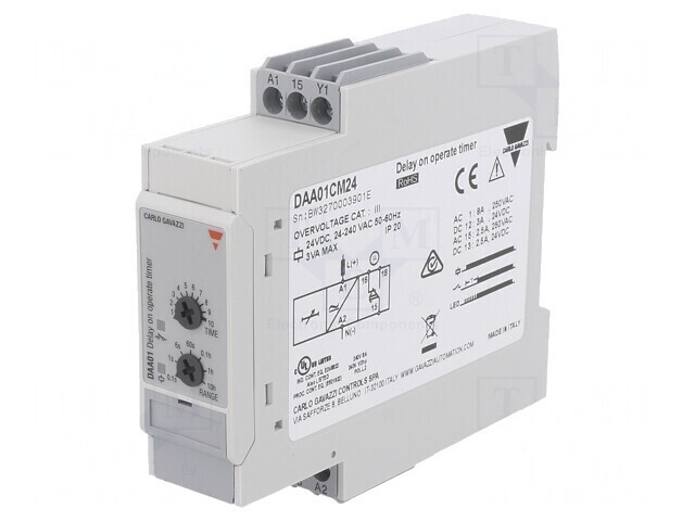 Timer Programabil IP20 0.1s-100h SPDT 24-240VAC
