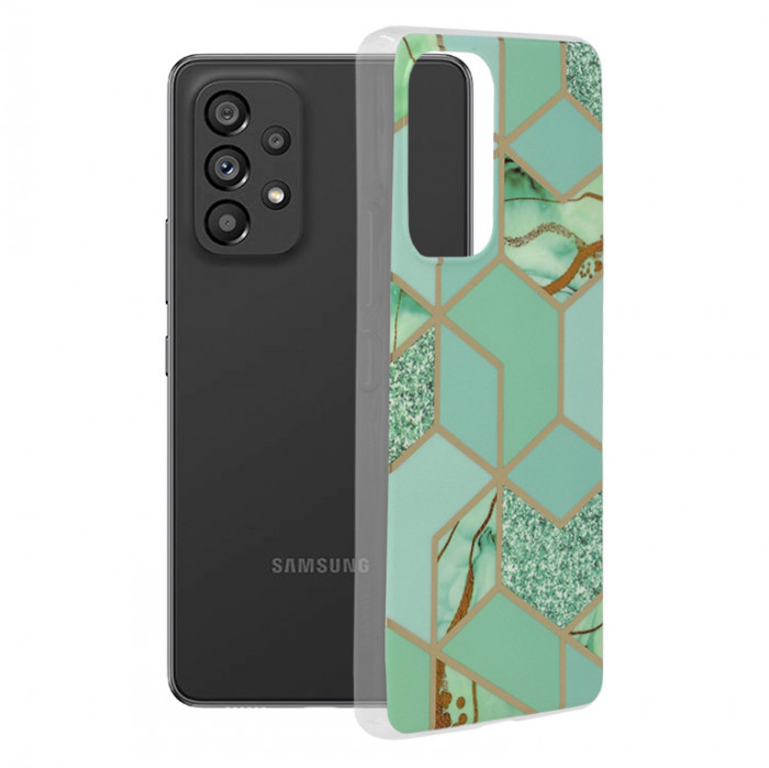 Techsuit - Marble Series - Samsung Galaxy A53 5G verde