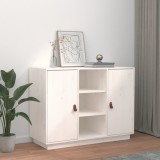VidaXL Servantă, alb, 100x40x75 cm, lemn masiv de pin