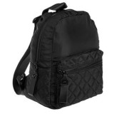 Rucsac dama matlasat, negru, 21x14x27cm, CMCLASS