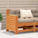 Gossi canapea cu cotiera de gradina maro 69x62x70,5 cm lemn masiv pin