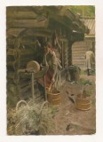 FA90 -Carte Postala- SUEDIA - Dalarna, Mora. Zornmusee - Anders Zorn, Watering the Horse, necirculata