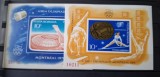 Romania MNH 1976 - Jocurile olimpice de vara Montreal medalii olimpice - set colite nedantelate - LP 815 + LP 825, Nestampilat
