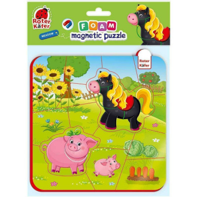 Puzzle magnetic Ferma Calut si Purcelusi Roter Kafer RK5010-08 foto