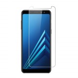 Folie de sticla, case friendly GloMax, pentru Samsung Galaxy A8 2018, Transparent