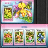 SAO TOME PRINCIPE 2014, Flora, serie neuzata, MNH, Nestampilat