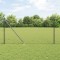 Gard Hexagon vidaXL Gri 1,4x10 m Oțel