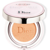 DIOR Capture Dreamskin Moist &amp; Perfect Cushion fond de ten hidratant, &icirc;n burete SPF 50 culoare 020 2x15 g