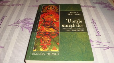 Baird Spalding - Vietile maestrilor - 2020 foto