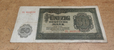 Bancnota 50 Deutsche Mark 1948 DL4418159 #A5685HAN foto