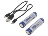 Acumul: Li-Ion 18650,MR18650 3,6V 3200mAh &Oslash;18,6x70,3mm 8A