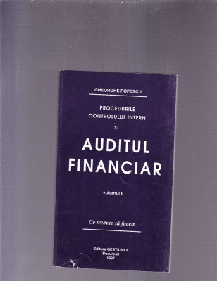 AUDITUL FINANCIAR VOL 2 foto