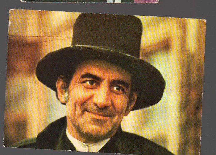 CPIB 23781 CARTE POSTALA - CASA FILMULUI - JEAN CONSTANTIN IN FILMUL &quot;PRUNCUL, PETROLUL SI ARDELENII&quot;, NECIRCULATA