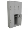 Vestiar metalic Premium cu 6 usi (3x2) 1000x350x1800 mm (LxlxH), Asamblat, PLUS