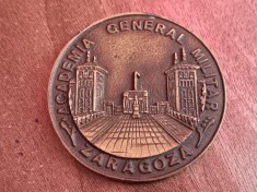 QW8 - medalie - tematica militara - Academia Militara Generala Zaragosa