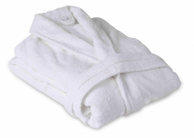 Halat de baie alb hotel Somnart unisex 100% bumbac, 500gsm, marimea L foto
