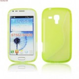 Husa Silicon S-Line Verde Samsung Galaxy Trend S7560 Protectie Premium