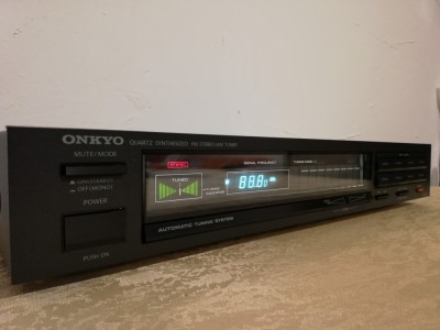 ONKYO - Quartz Synthesized FM Stereo / AM Tuner T- 4230 - Impecabil/Japan foto